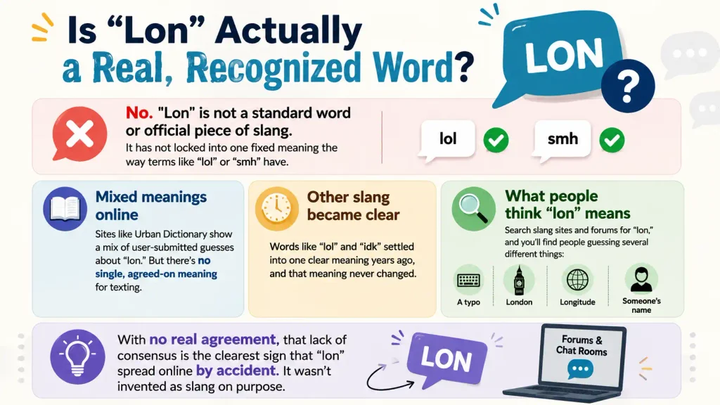 Lon Meaning in Text