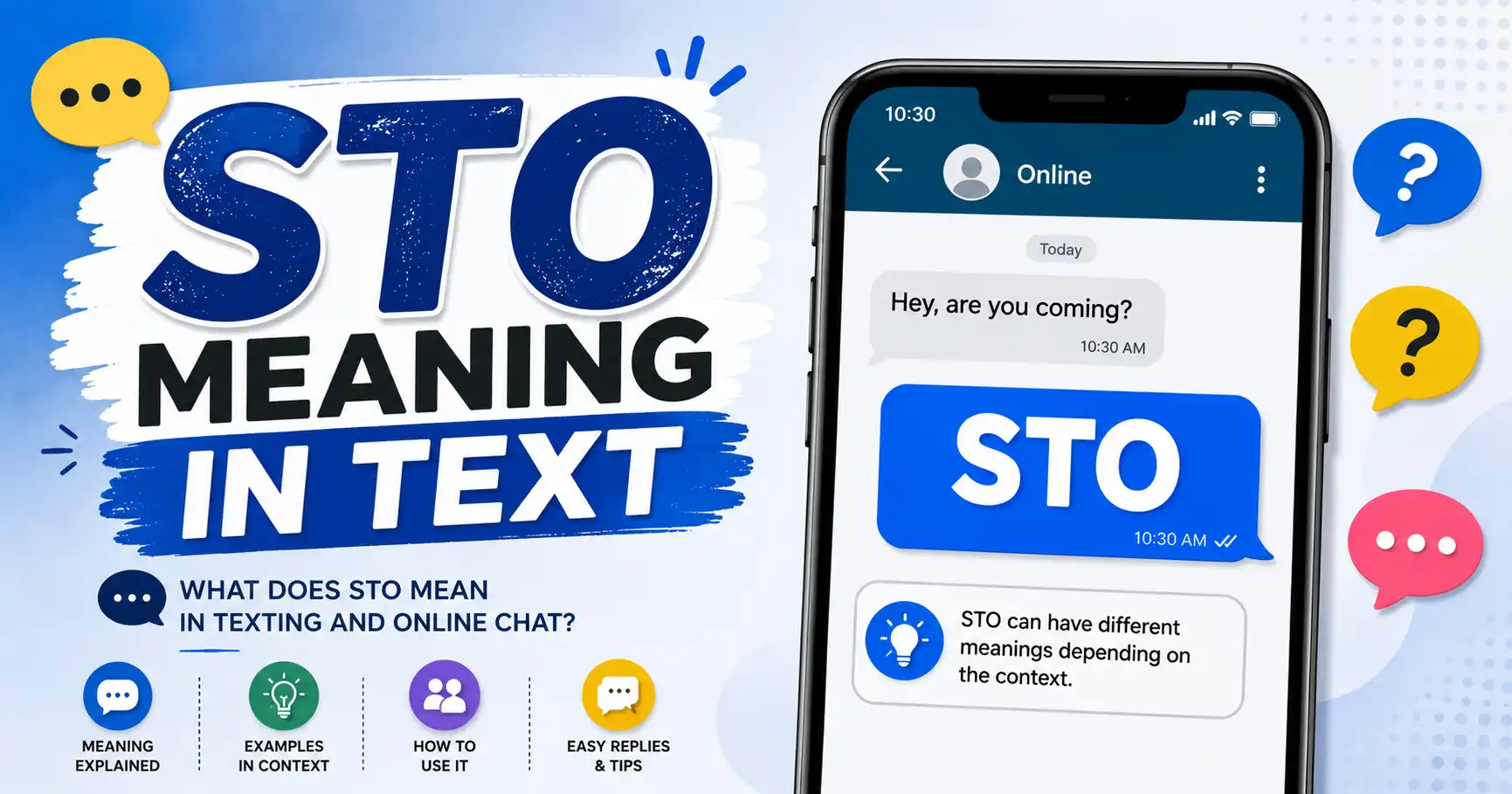 STO Meaning in Text