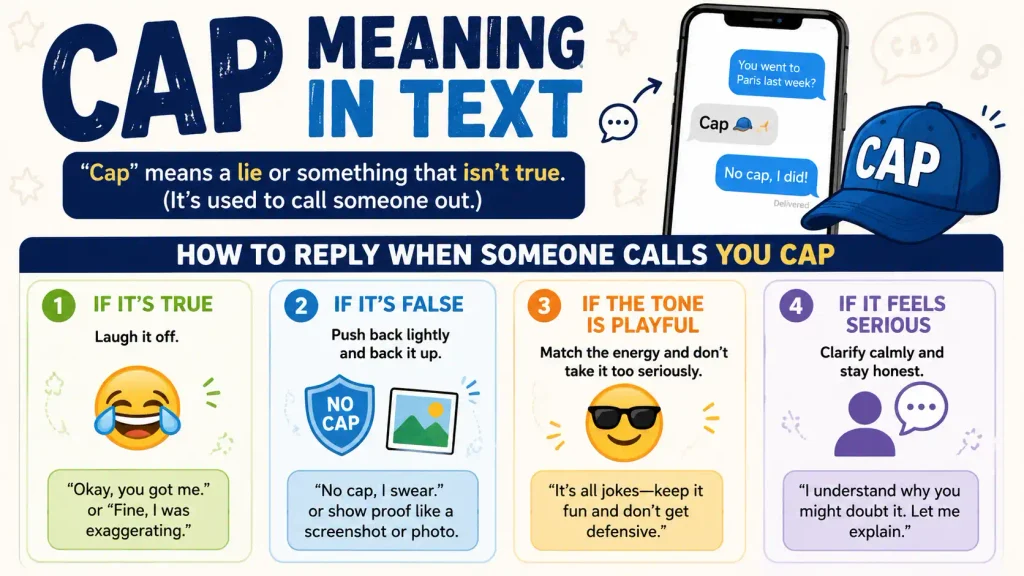 Cap Meaning in Text