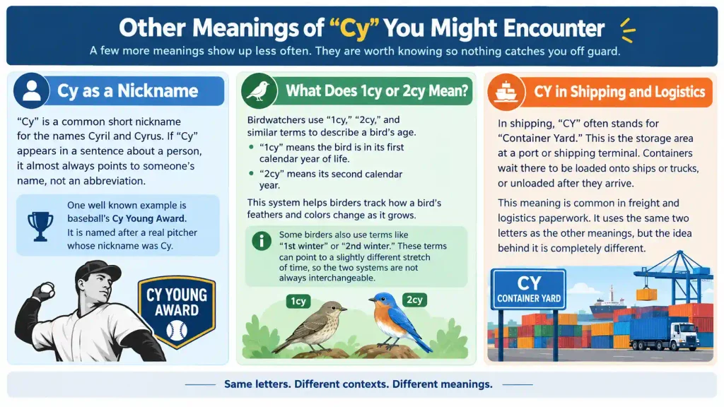 CY Meaning in Text
