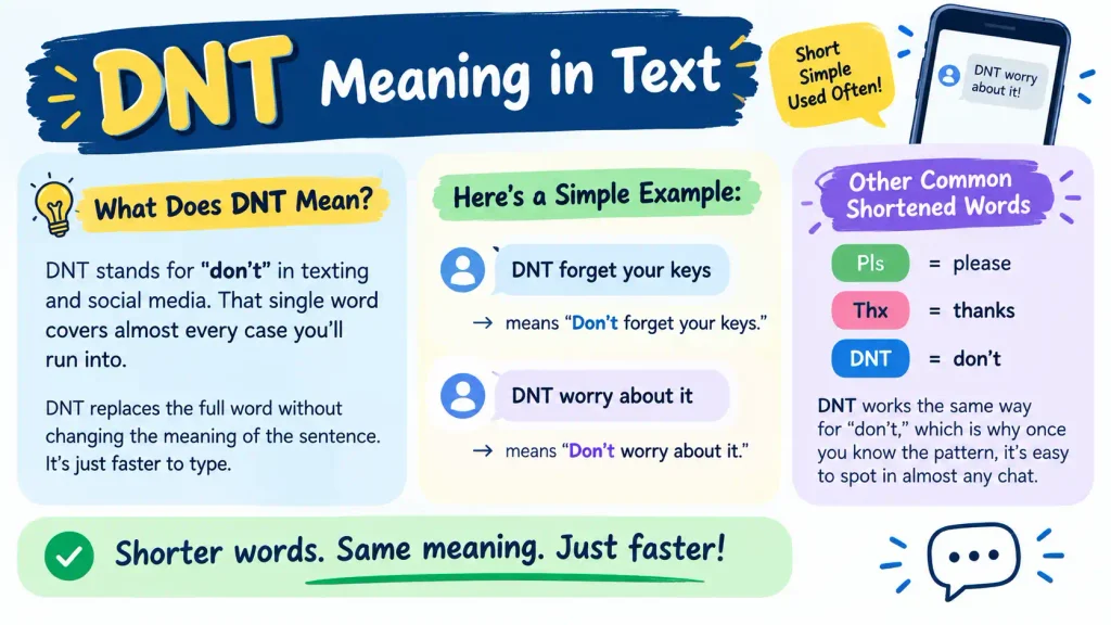 DNT Meaning in Text