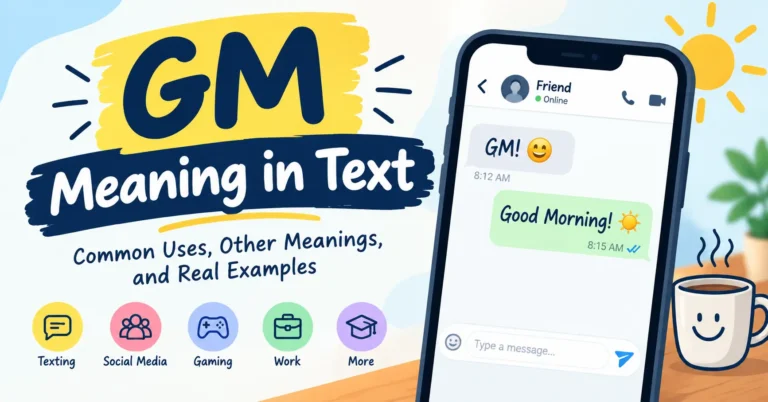 GM Meaning in Text