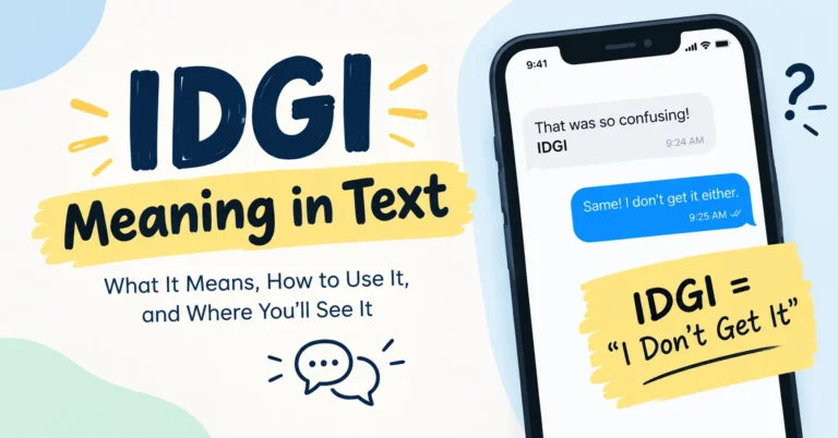 IDGI Meaning in Text