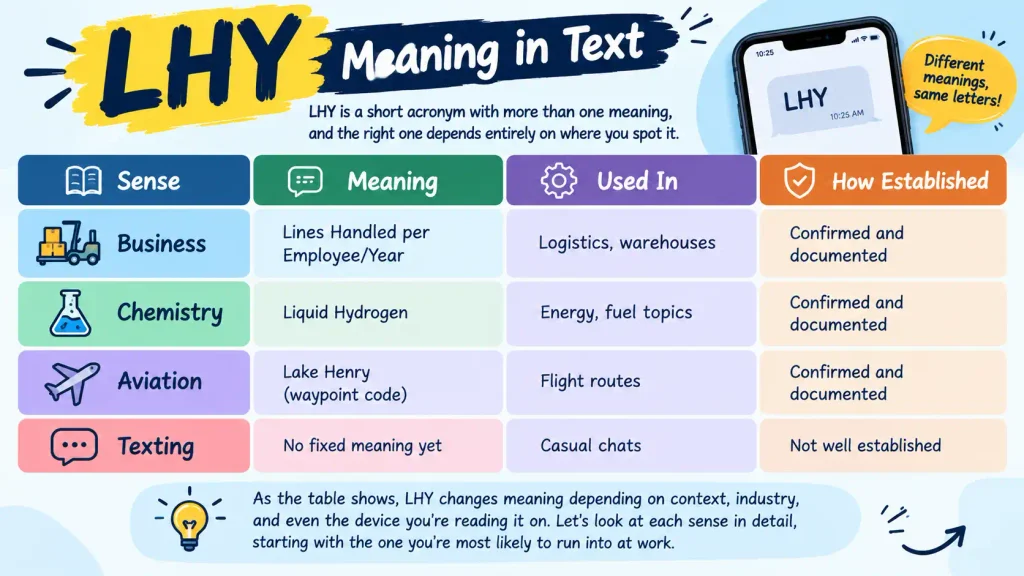LHY Meaning in Text