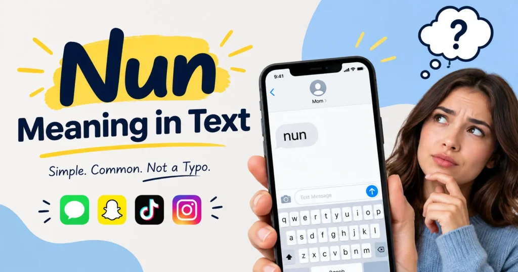 Nun Meaning in Text