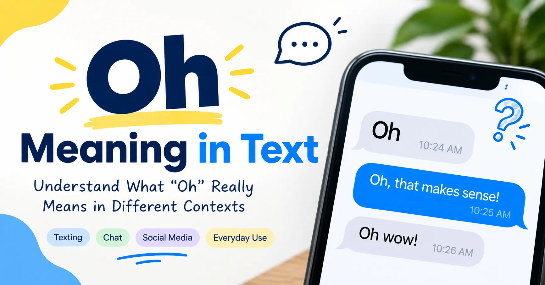 Oh Meaning in Text