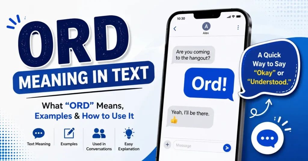 Ord Meaning in Text