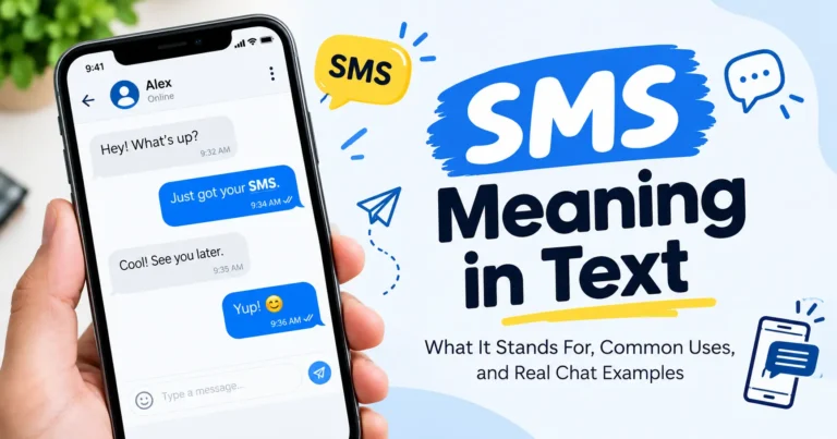 SMS Meaning in Text