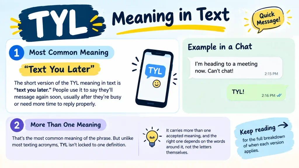 TYL Meaning in Text