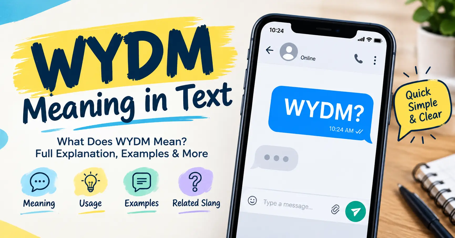 WYDM Meaning in Text