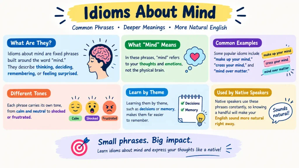 Idioms about mind