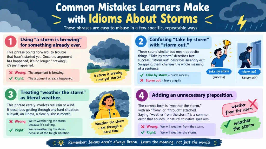 Idioms About Storms