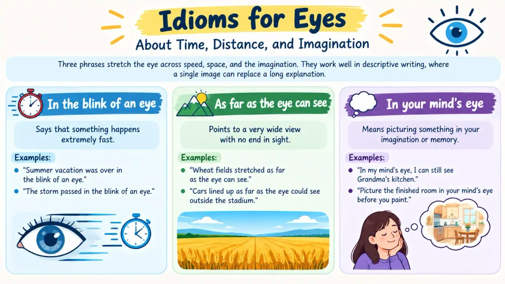 Idioms for Eyes