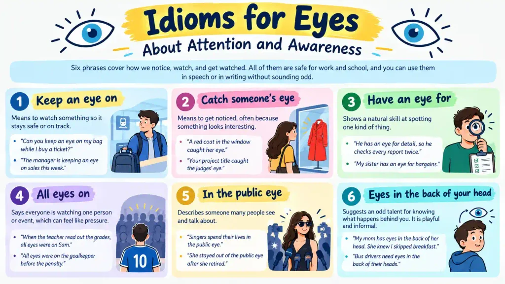 Idioms for eyes