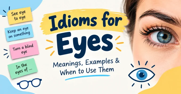 Idioms for Eyes