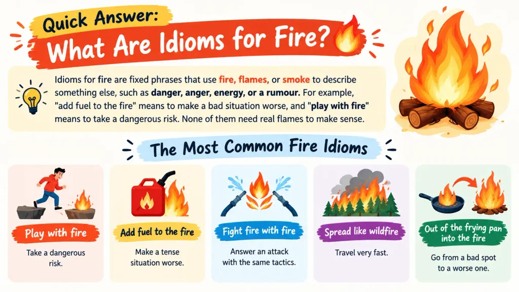Idioms for Fire