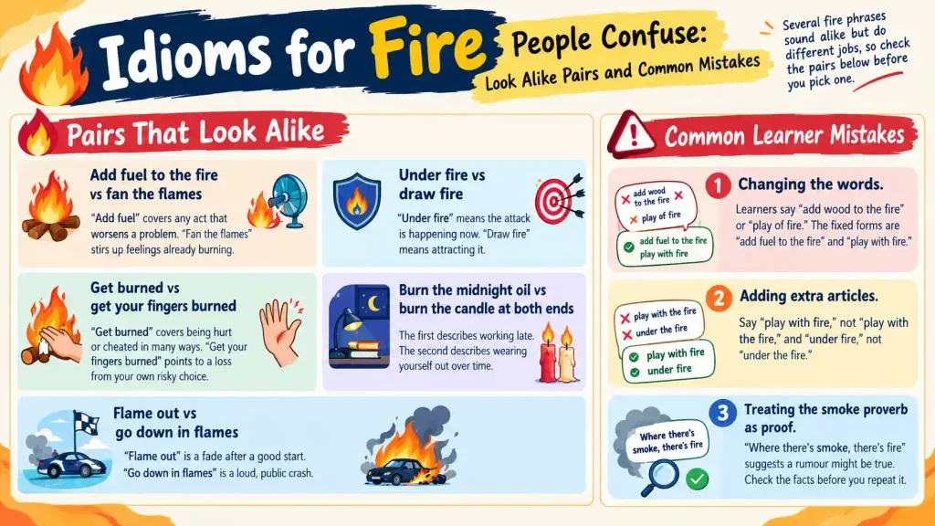 Idioms for Fire