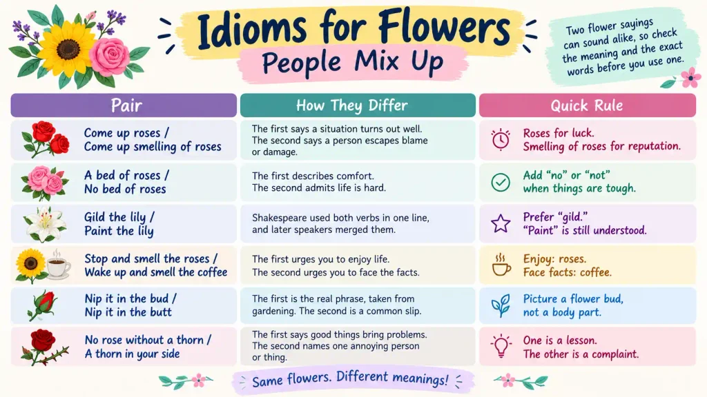 Idioms for Flowers