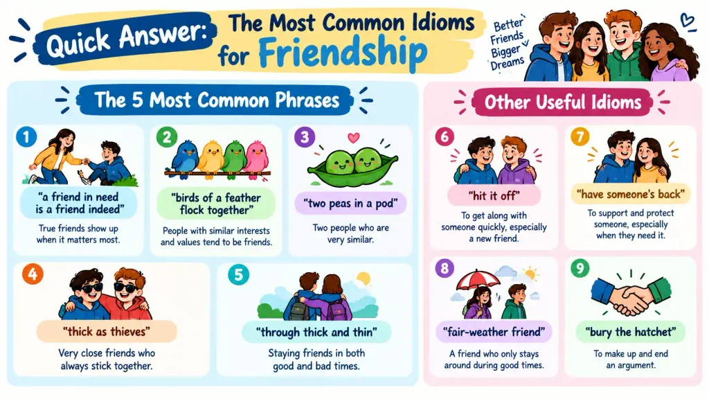 Idioms for Friendship