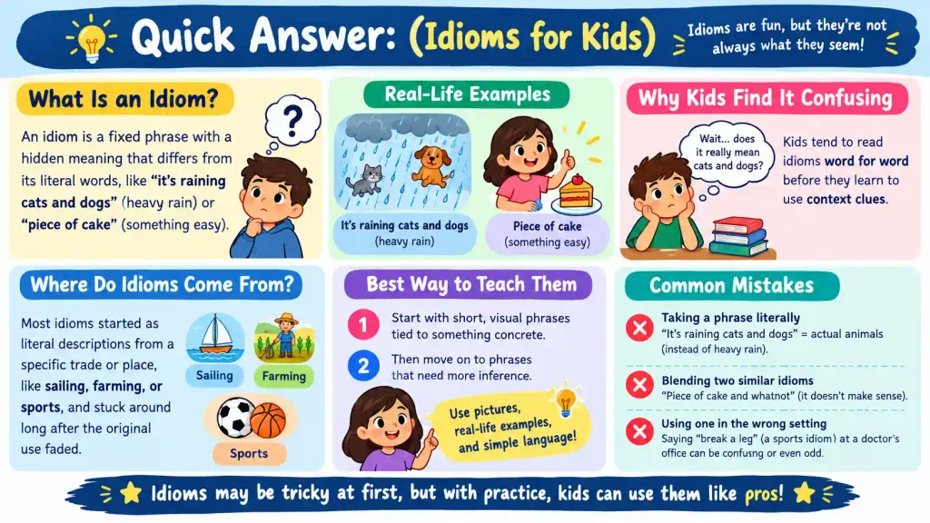 Idioms for Kids