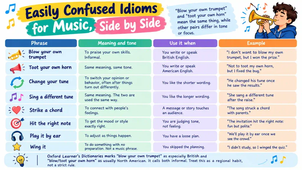 Idioms for Music