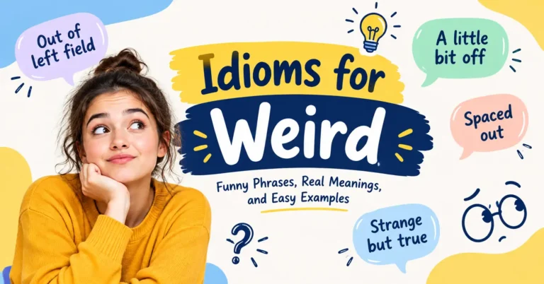 Idioms for Weird